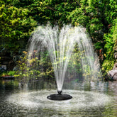 Biling 660GPH Floating Pond Fountain with LED Lights & 3 Sprays